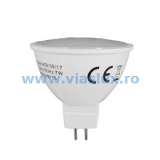 Bec LED MR16 R50 7W, lumina calda, Ø50x52mm
