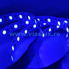 Banda LED interior 14.4W lumina albastra, 60 leduri/m SMD5050