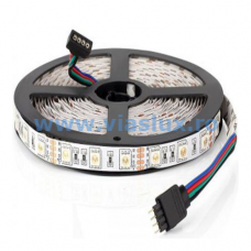 Banda LED RGB interior 14.4W lumina color, 60 leduri/m SMD5050
