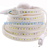 Banda LED 16W lumina alba calda, 120 leduri/m SMD5730