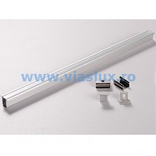 Profil PXG- 101/2 pentru banda LED, aluminiu, aplicat, 2m