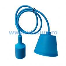 Lampa suspendata Viola, E27, 100x75mm, albastra